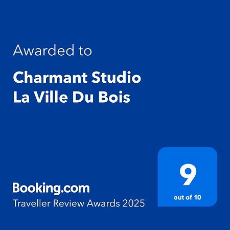 Charmant Studio La Ville Du Bois Exteriör bild